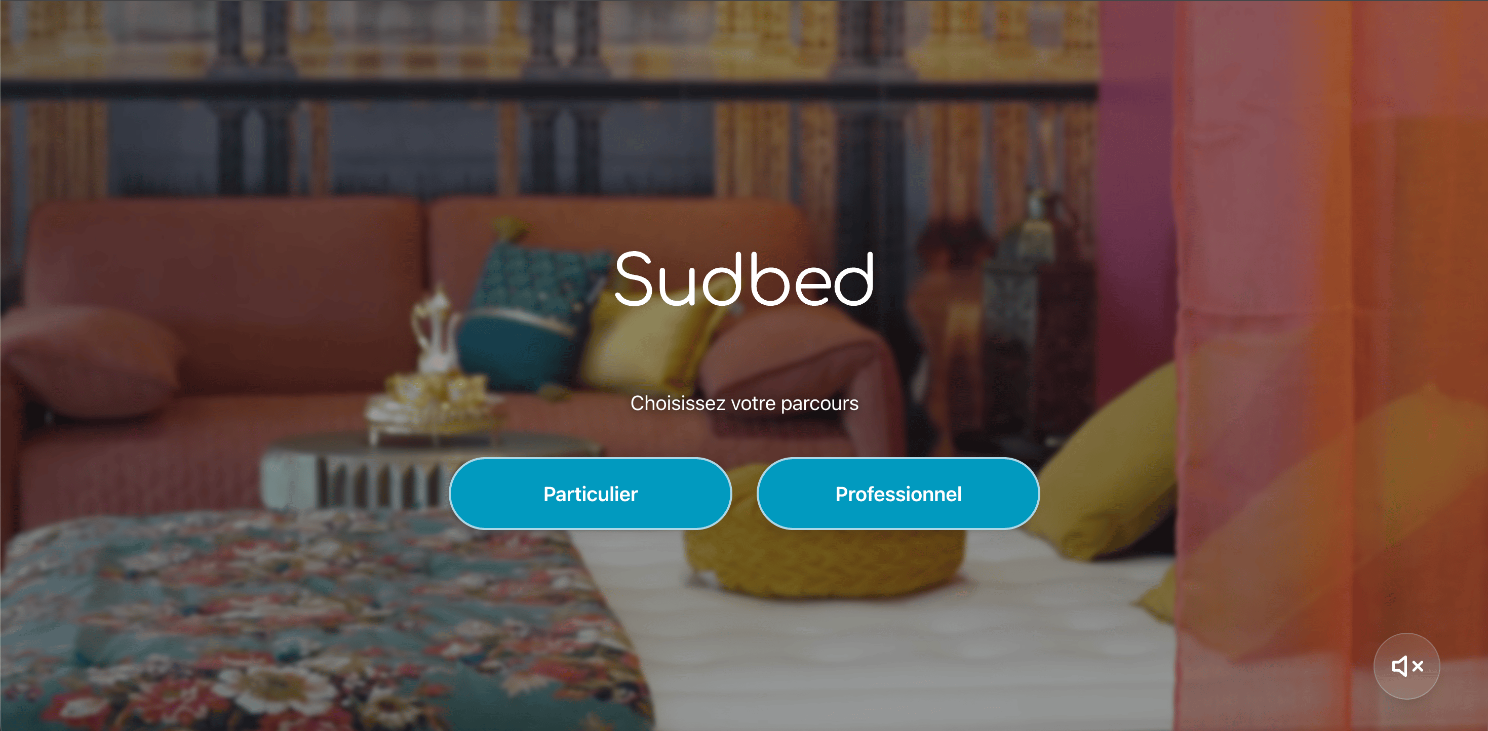 Site internet Sudbed réalisé par Florian Guerrier
